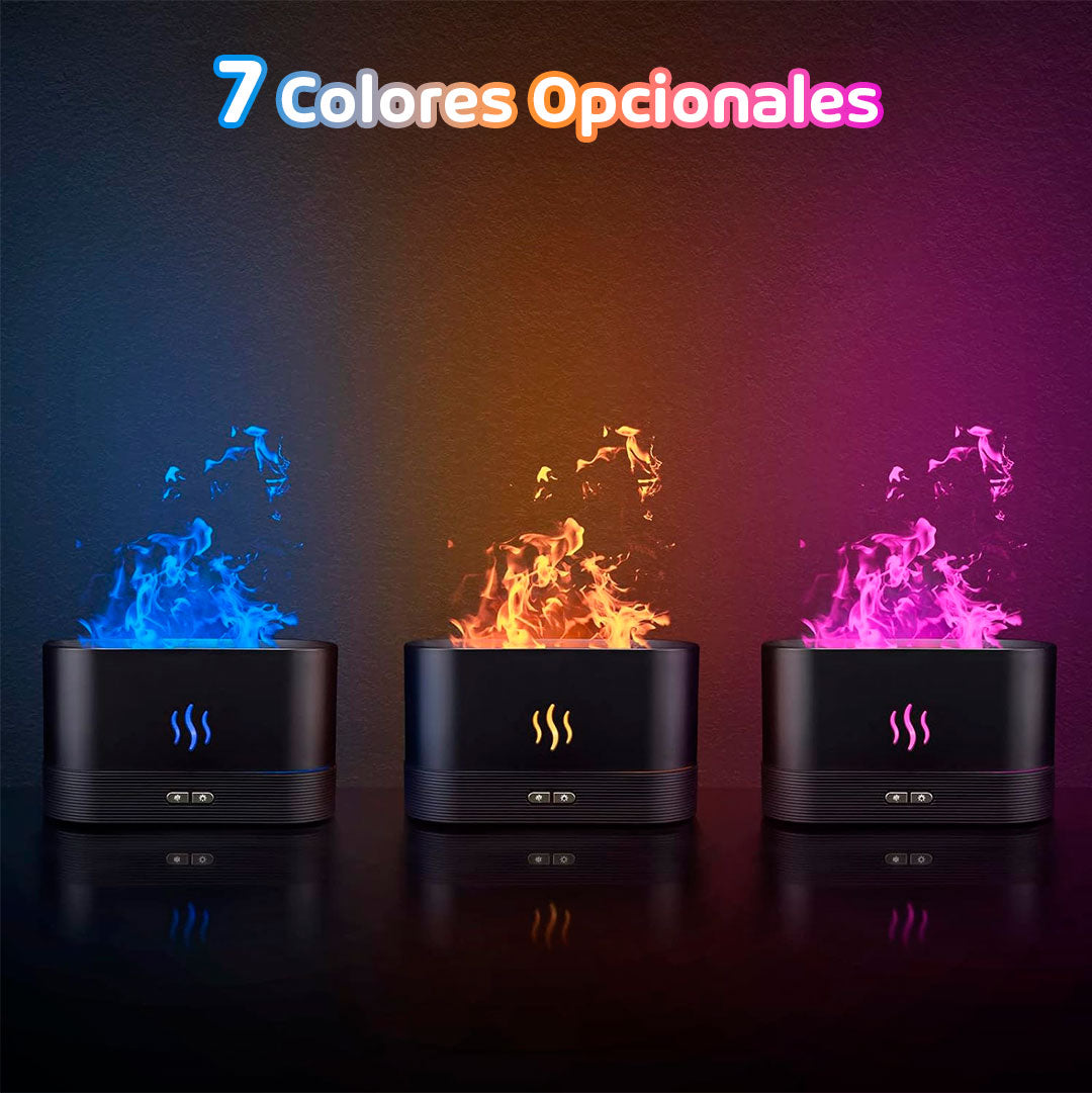 Difusor de Aroma Tipo Llama LED