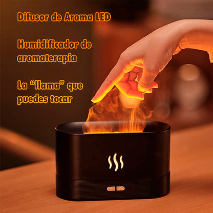 Difusor de Aroma Tipo Llama LED
