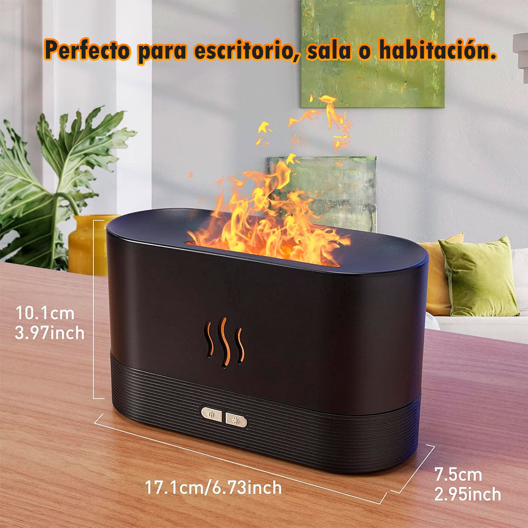 Difusor de Aroma Tipo Llama LED